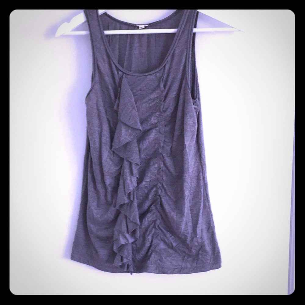 J. Crew ruffle tank top